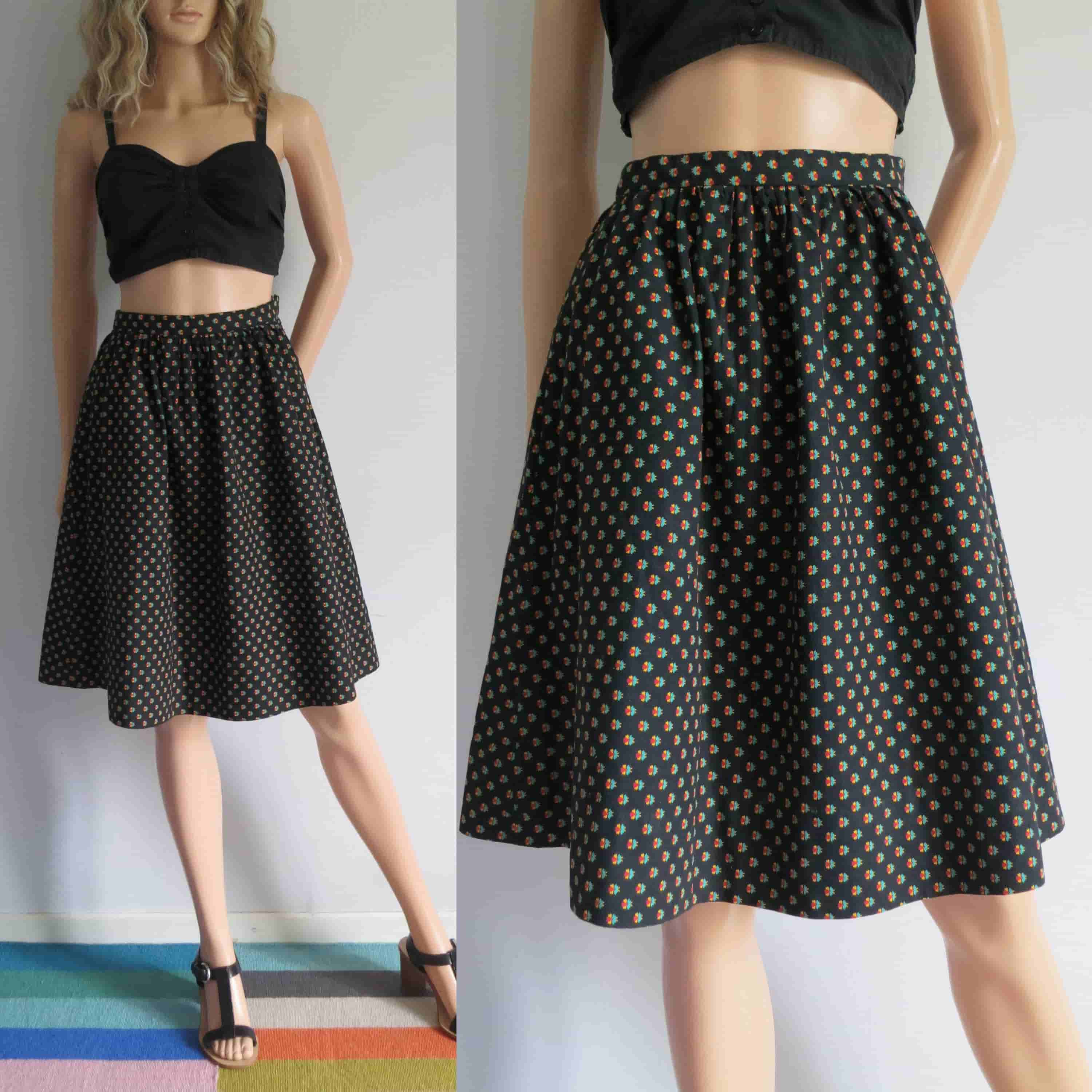 Cotton- Patterned skirt