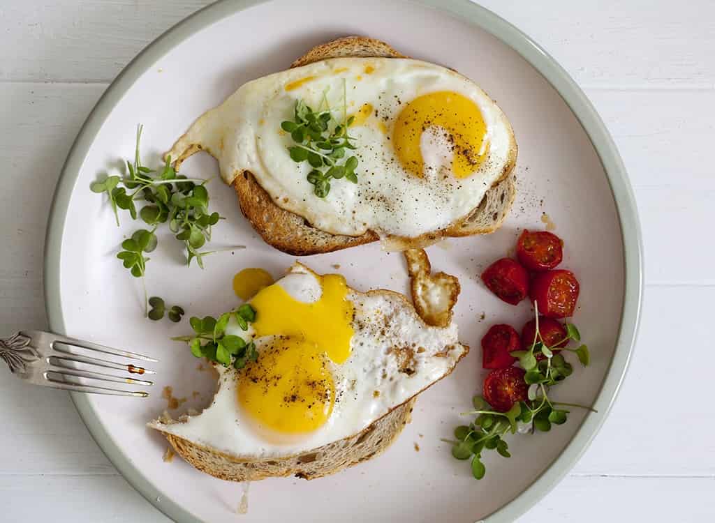 Wheat Toast with Eggs